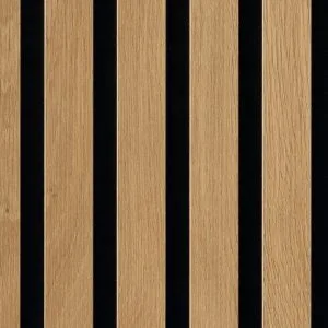 Revestimiento en listones de madera de Roble natural 20113