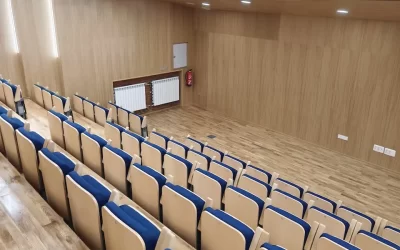 Instalación de tarima maciza Junckers en el centro de FP de cuenca